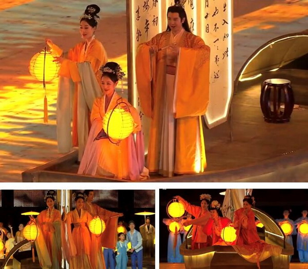 揭秘,亞運會開幕式服裝出處在這,楚艷水墨入詩畫