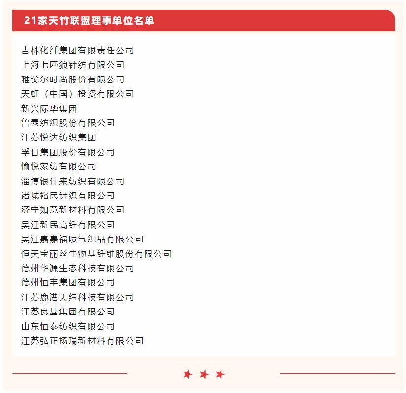 天竹聯(lián)盟再次擴(kuò)容，新增理事單位21家會(huì)員單位19家
