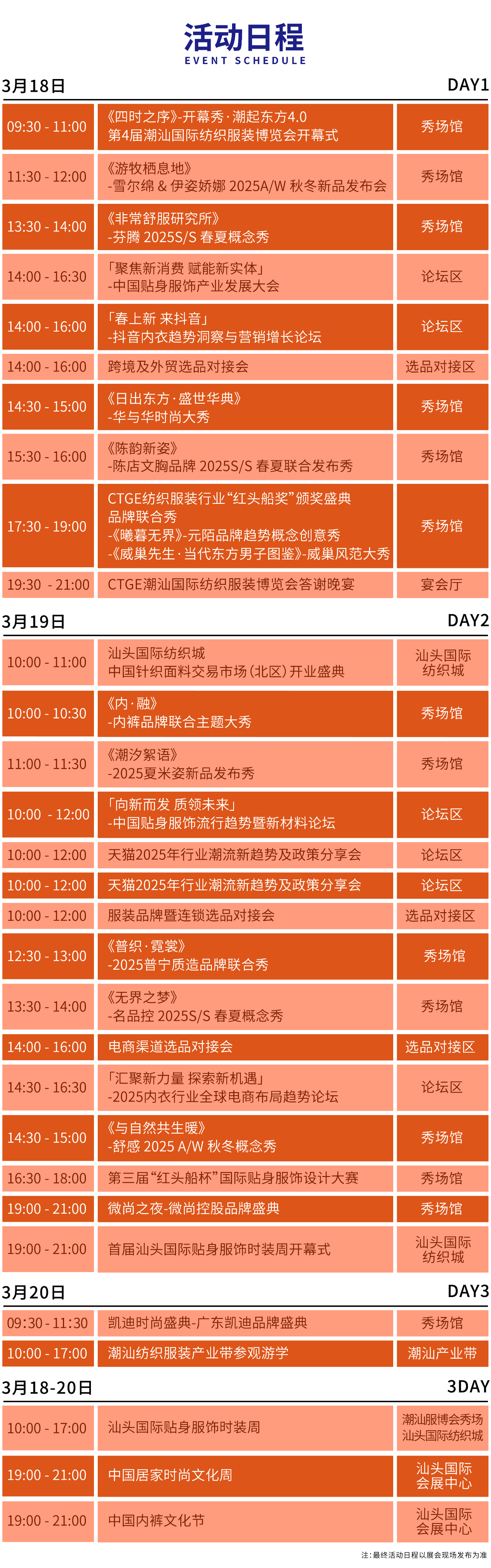 高光看點！3月18-20日第4屆潮汕服博會最全預(yù)告！